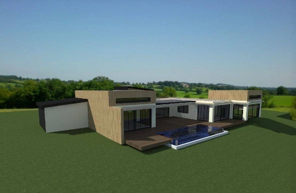 , plans et carnet d’inspiration sur un bureau d’architecte - mobile